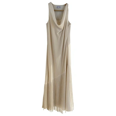 Pre-owned Elizabeth And James Maxi Dress In White