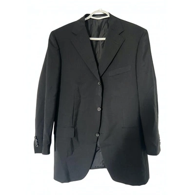 Pre-owned Baldessarini Black Wool Suits