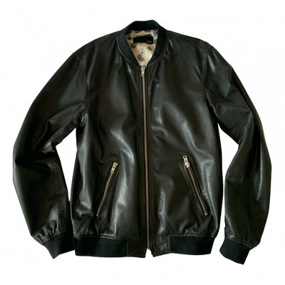 Pre-owned Bally Black Leather Jacket