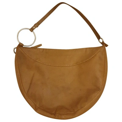 Pre-owned Sergio Rossi Leather Handbag In Camel