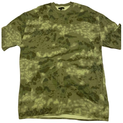 Pre-owned Yeezy Green Cotton T-shirts