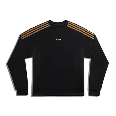 Pre-owned Adidas Originals Adidas Ivy Park Long Sleeve Crewneck Sweatshirt (gender Neutral) Black