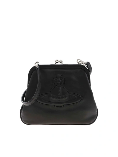 Shop Vivienne Westwood Chelsea Viviennes Clutch Bag In Black