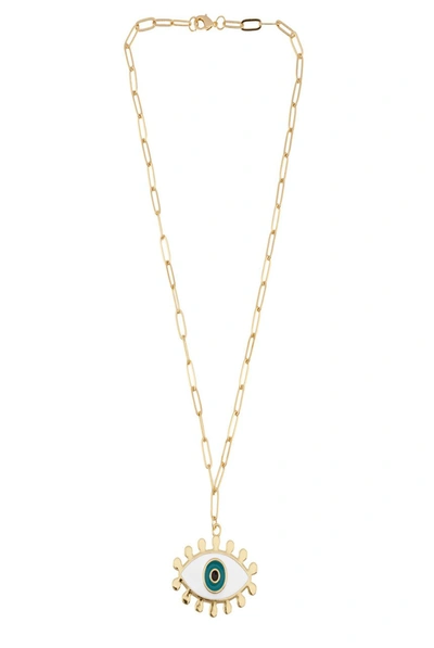 Shop Talis Chains Eye Spy Necklace In Gold