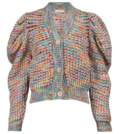 Shop Ulla Johnson Fiora Wool-blend Cardigan In Multicoloured