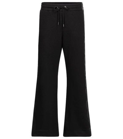 Shop Dorothee Schumacher Casual Coolness Cotton-blend Trackpants In Black