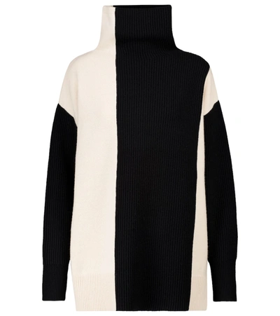 Shop Joseph Wool Turtleneck Sweater In Black