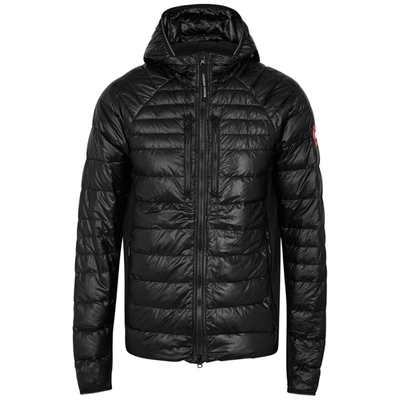 Shop Canada Goose Hybridge Lite Black Quilted Shell Jacket