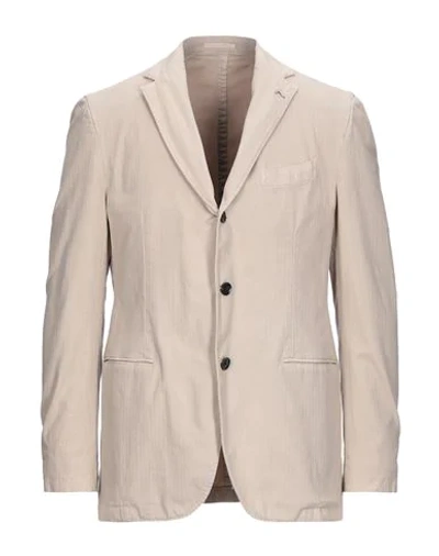 Shop Trussardi Suit Jackets In Beige