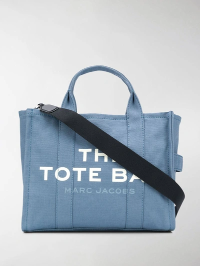 Shop Marc Jacobs The Small Traveler Tote Bag In Blue