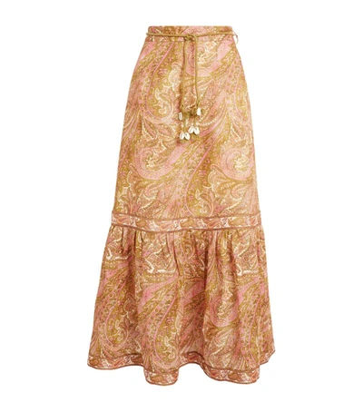 Shop Zimmermann Paisley Brighton Midi Skirt