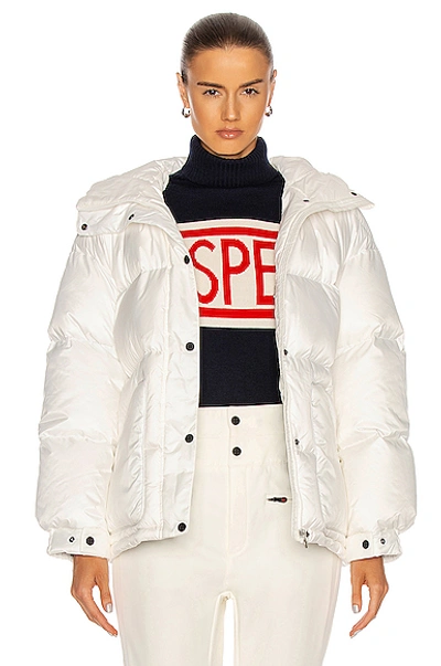 Shop Perfect Moment Oversize Parka Ii Jacket In Snow White