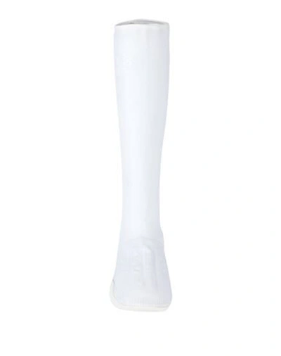 Shop Y-3 Knee Boots In White
