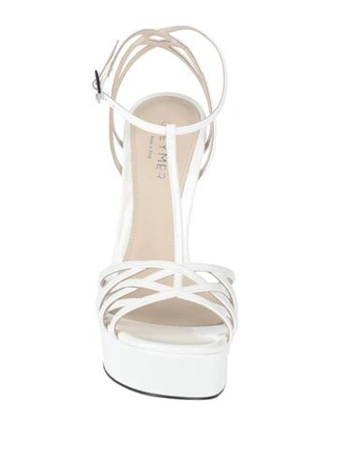 Shop Greymer Sandals In White