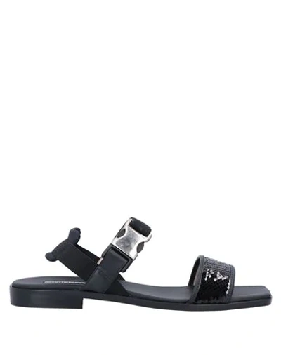 Shop Alberto Gozzi Sandals In Black