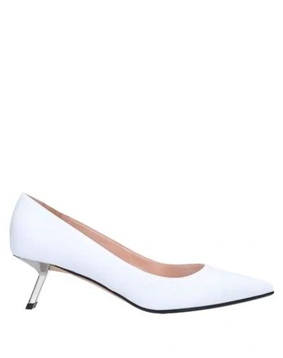 Shop Alchimia Di Ballin Pumps In White