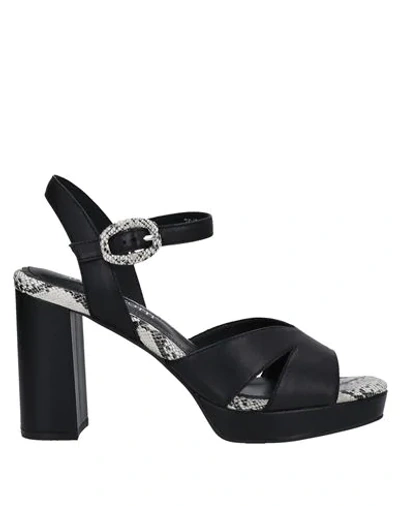 Shop Adele Dezotti Sandals In Black