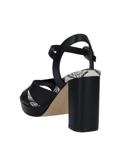 Shop Adele Dezotti Sandals In Black
