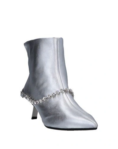 Shop Alchimia Di Ballin Ankle Boots In Silver