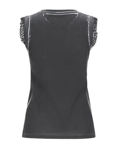 Shop Frankie Morello Woman T-shirt Black Size Xs Cotton