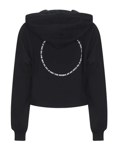 Shop Frankie Morello Woman Sweatshirt Black Size Xl Cotton