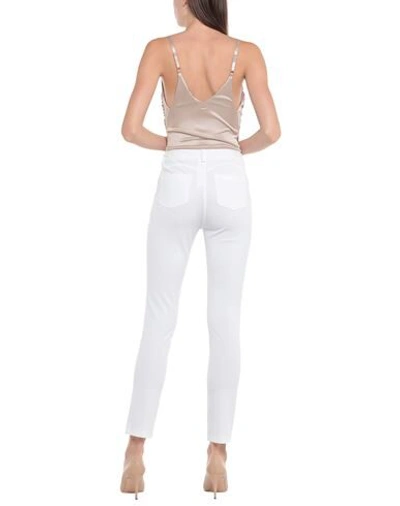 Shop Blumarine Pants In White