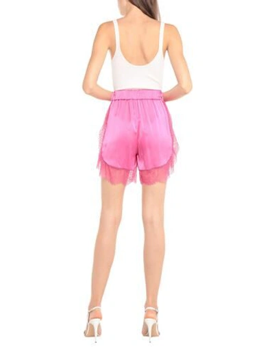 Shop Patrizia Pepe Woman Shorts & Bermuda Shorts Fuchsia Size 6 Viscose, Elastane, Polyamide In Pink