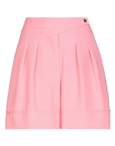 Shop 8pm Woman Shorts & Bermuda Shorts Pink Size Xs Polyester, Elastane