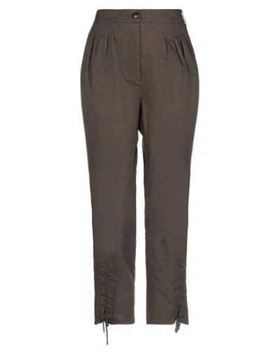 Shop Aigle Pants In Dark Green