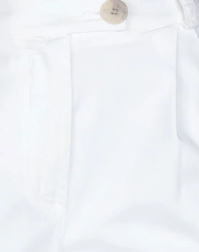 Shop Barba Napoli Woman Pants White Size 29 Cotton, Elastane