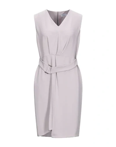 Shop Hopper Short Dresses In Dove Grey
