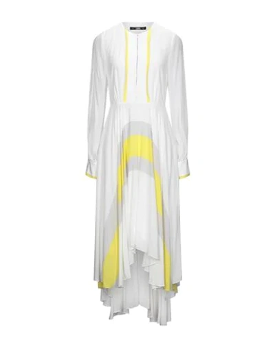 Shop Karl Lagerfeld Midi Dresses In White