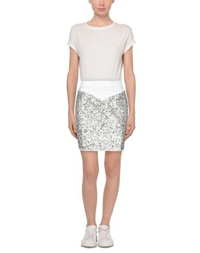 Jijil Mini Skirts In White