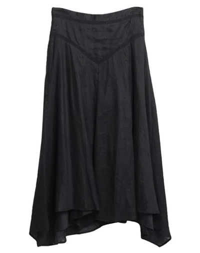 Shop Isabel Marant Étoile 3/4 Length Skirts In Black