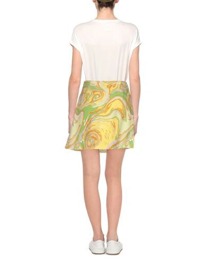 Shop Mulberry Mini Skirts In Yellow