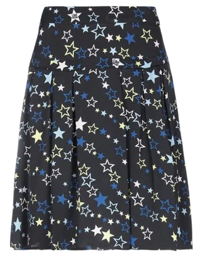 Love Moschino Mini Skirts In Black