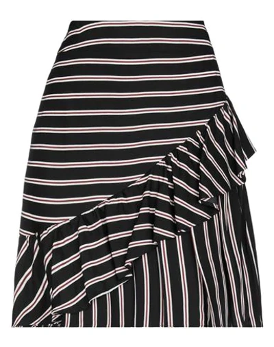 Shop Love Moschino Woman Midi Skirt Black Size 4 Viscose, Polyamide