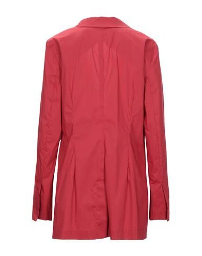 Shop Liviana Conti Suit Jackets In Red