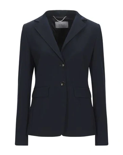 Shop Marella Suit Jackets In Dark Blue