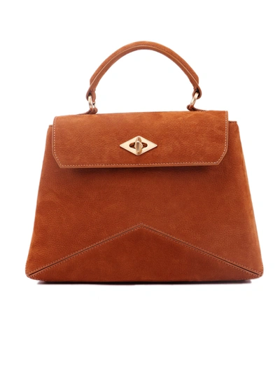 Shop Ballantyne Medium Handbag In Marrone
