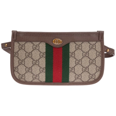 Shop Gucci Ophidia Crossbody Bags In Beige
