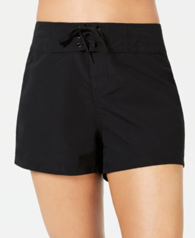 Shop Island Escape Board Shorts, Created For Macy's In Black