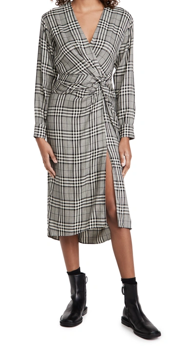 Shop Rag & Bone Amber Dress In Black/white