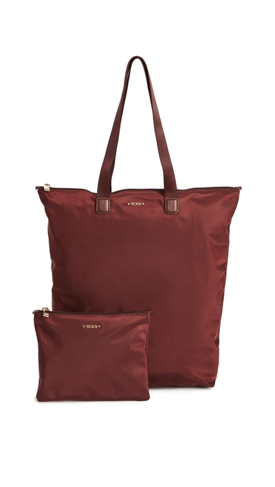 Shop Tumi Just In Case N/s Tote Bag In Cordovan