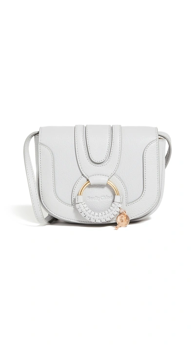 Shop See By Chloé Hana Small Saddle Bag In Artic Ice