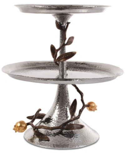 Michael Aram Pomegranate 2-tier Etagere
