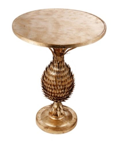 Shop Ab Home Pineapple Table In Gold