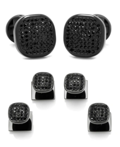 Shop Ox & Bull Trading Co. Men's Cufflink And Stud Set In Black