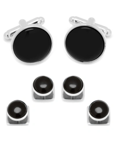 Shop Ox & Bull Trading Co. Men's Cufflink And Stud Set In Black
