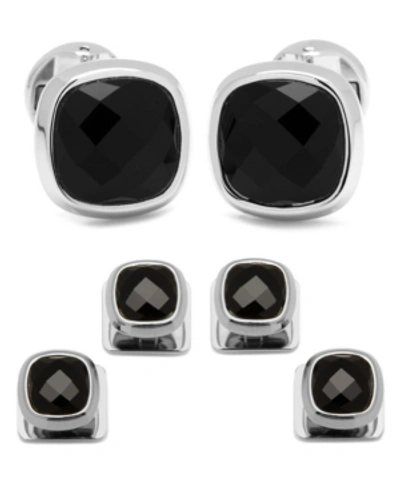 Shop Ox & Bull Trading Co. Men's Cufflink And Stud Set In Black